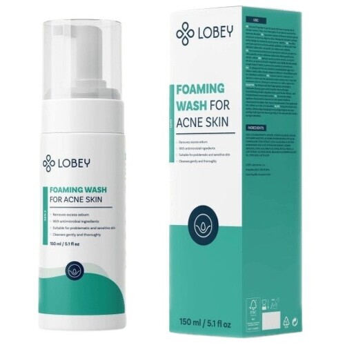 LOBEY Mycí pěna při akné 150ml