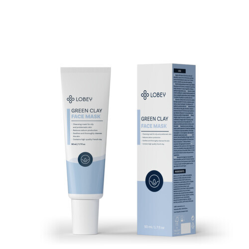 LOBEY Pleťová maska se zeleným jílem 50ml