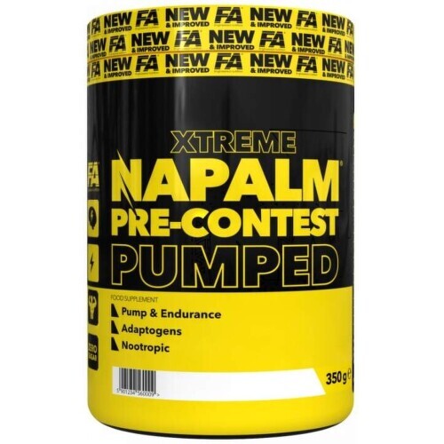 Fitness Authority Napalm Pre-Contest Pumped 350 g red fruit punch