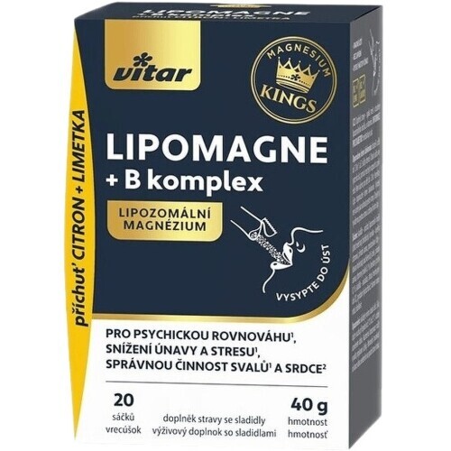 Vitar LIPOMAGNE+B komplex 20x2g
