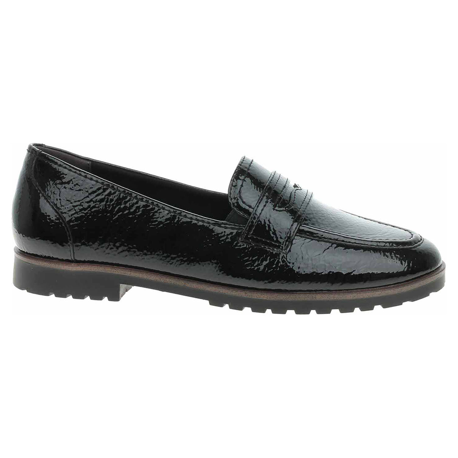 Ecco Dámské mokasiny Tamaris 1-24239-42 black patent 23301194