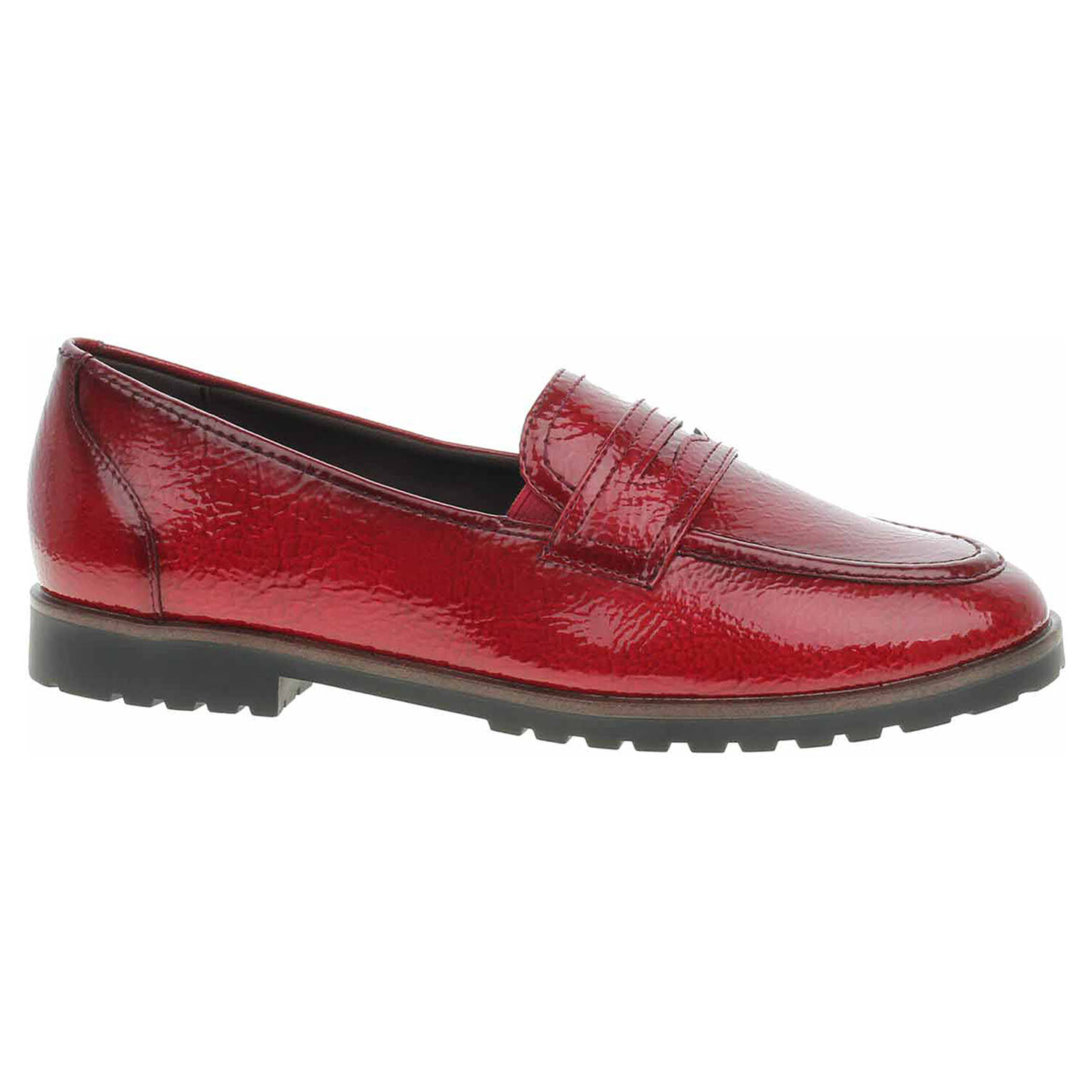 Ecco Dámské mokasiny Tamaris 1-24239-42 red patent 23301195