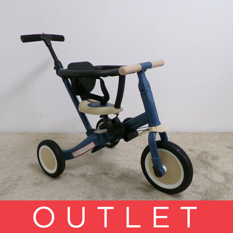 PETITE&MARS Tříkolka multifunkční 5v1 Turbo Ocean Blue