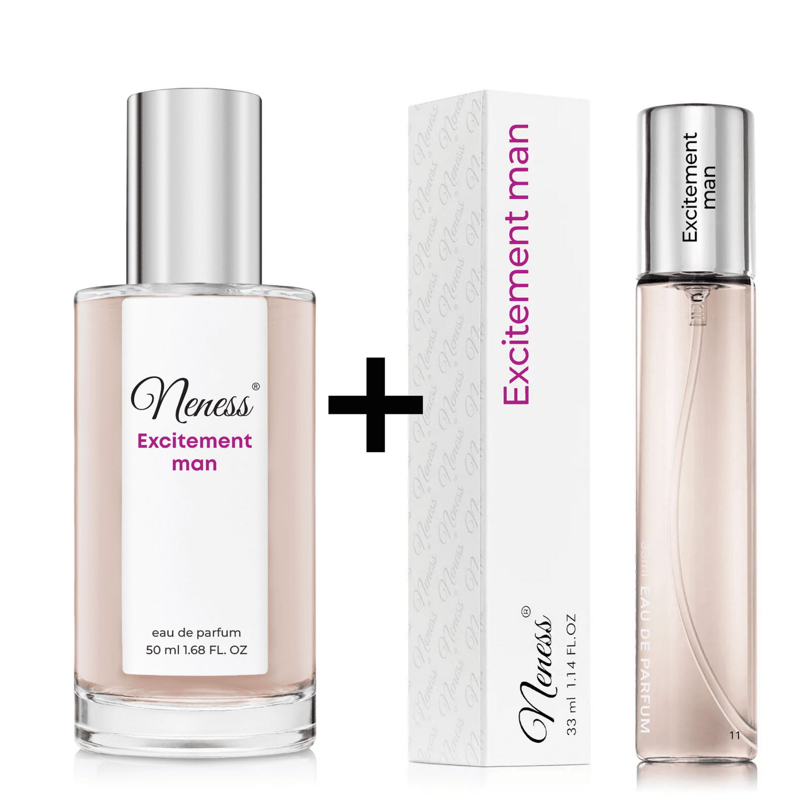 Neness Excitement Man parfémovaná voda pro muže 50ml + 33ml