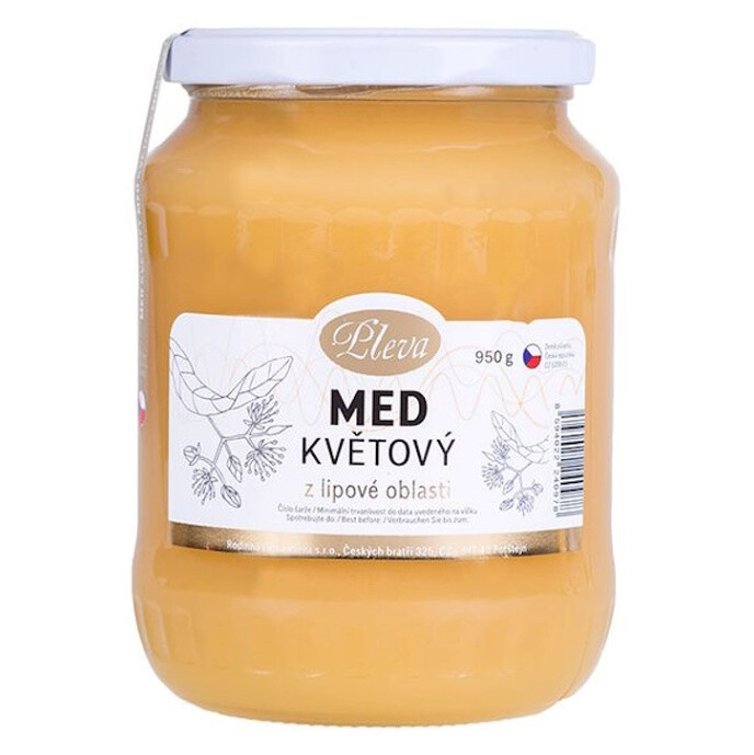 PLEVA Med květový z lipové oblasti 950 g
