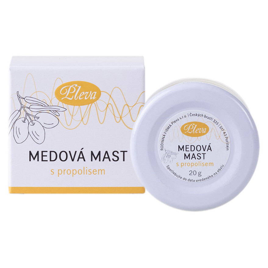 PLEVA Medová mast s propolisem 20 g