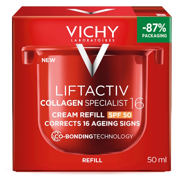 VICHY LIFTACTIV Collagen Specialist 16 Denní krém SPF50 - náhradní náplň 50ml