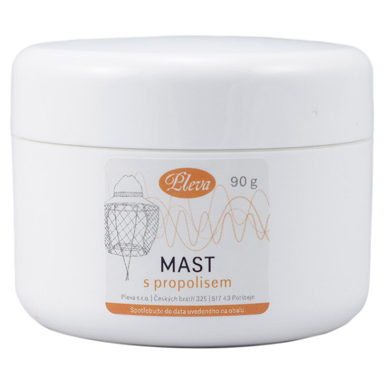 PLEVA Mast s propolisem velké balení 90 g