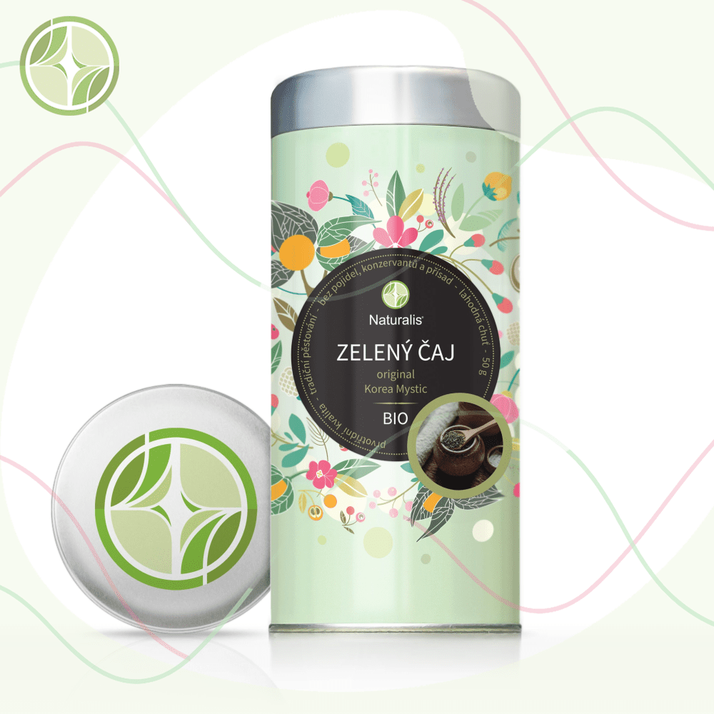 Zelený čaj original (Korea Mystic) Naturalis BIO - 50 g