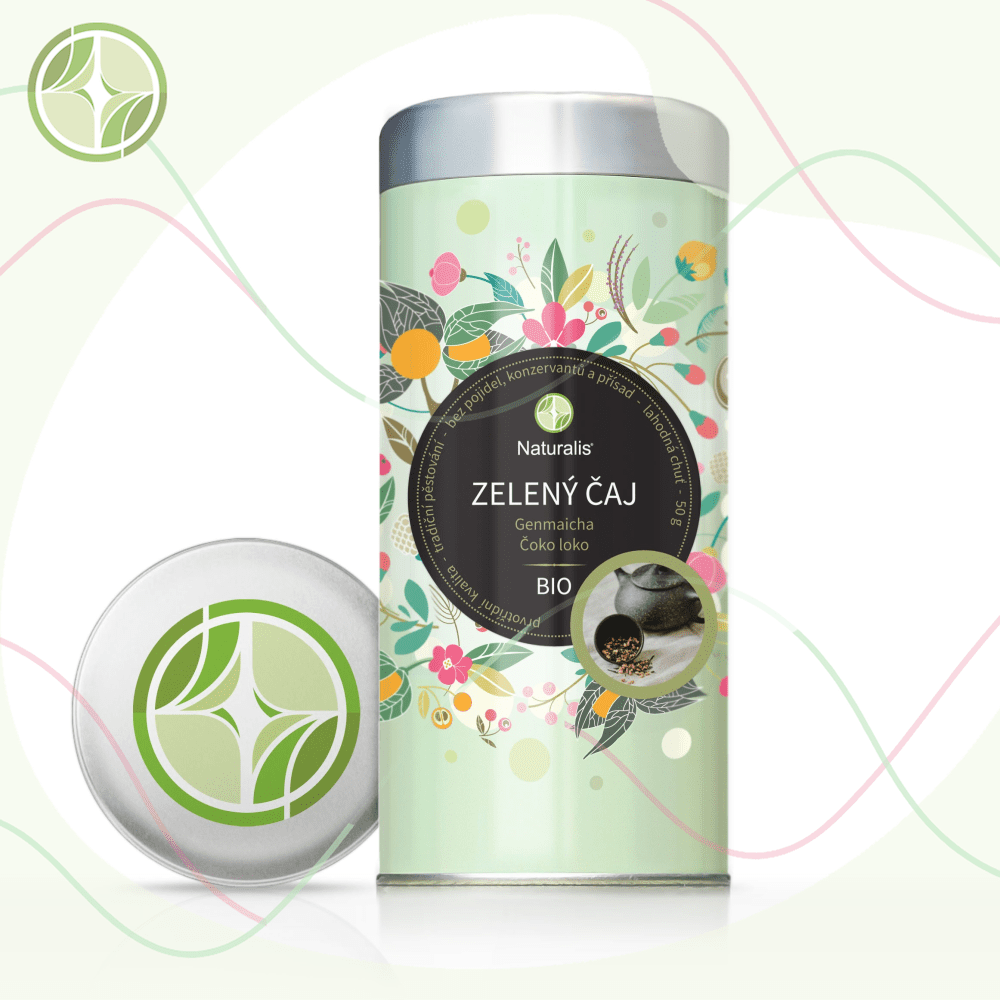 Zelený čaj Genmaicha (Čoko loko) Naturalis BIO - 50 g