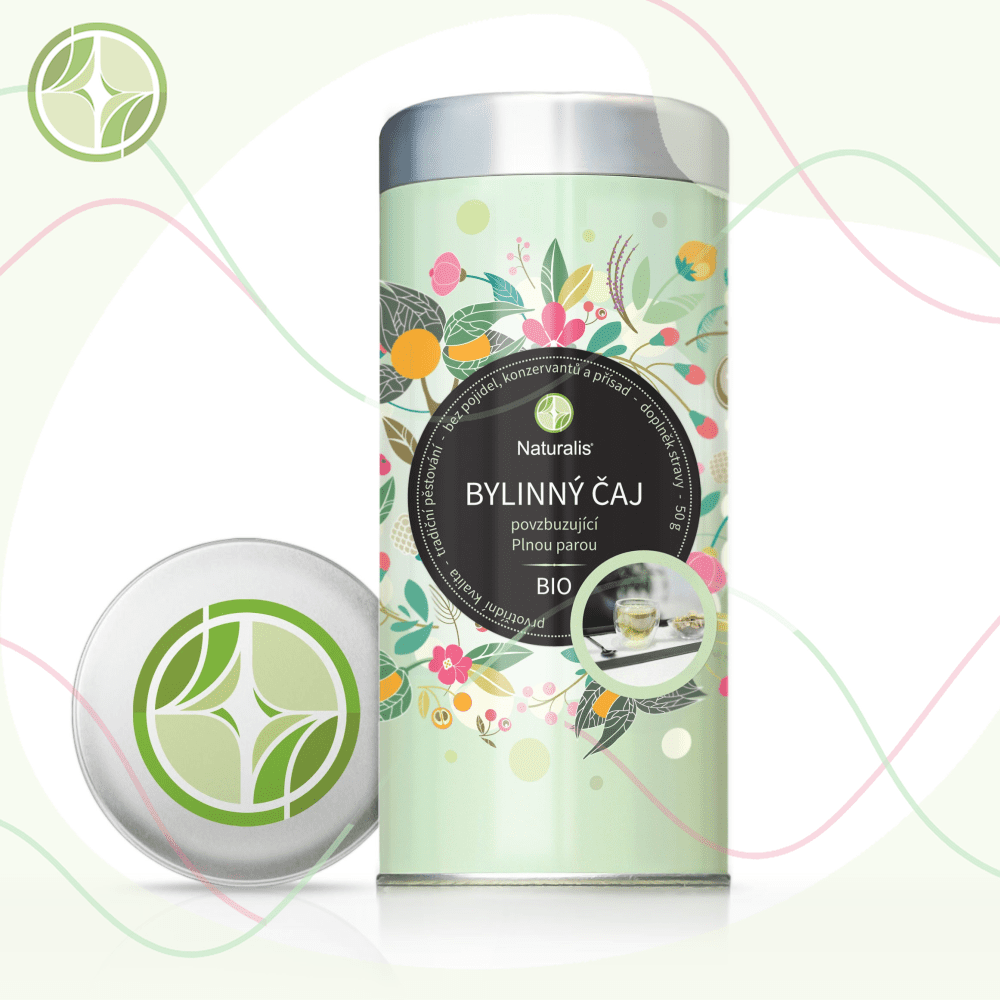 Bylinný čaj povzbuzující (Plnou parou) Naturalis BIO - 50 g