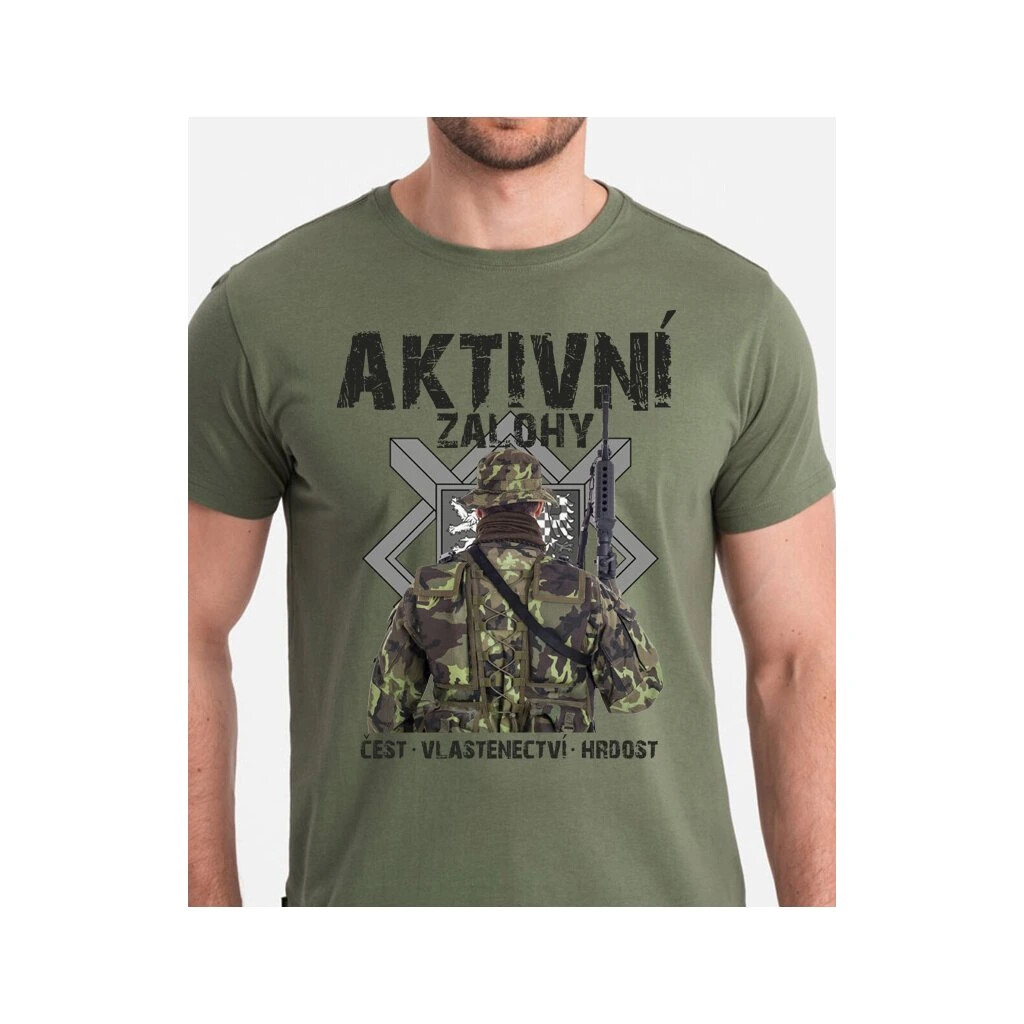 Triko Striker Aktivní zálohy - olivové, M