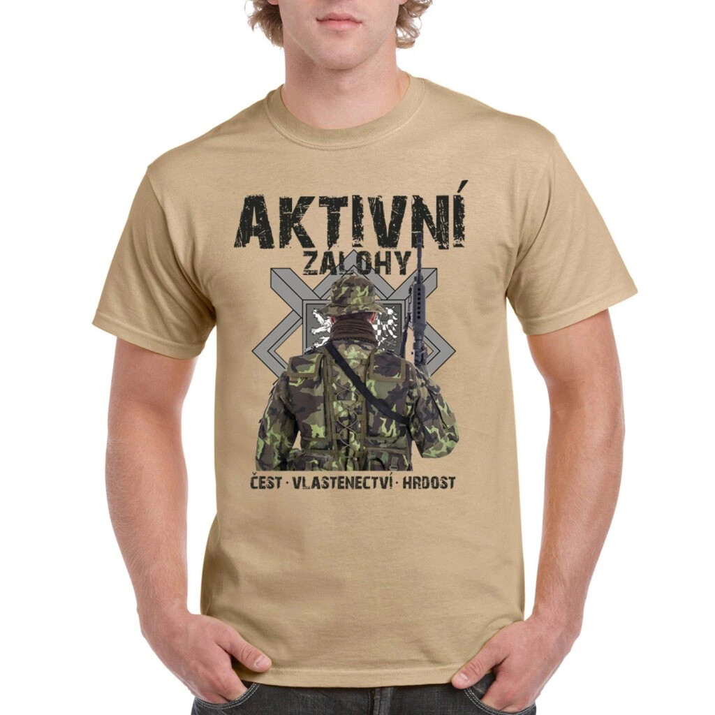 Triko Striker Aktivní zálohy - béžové, M