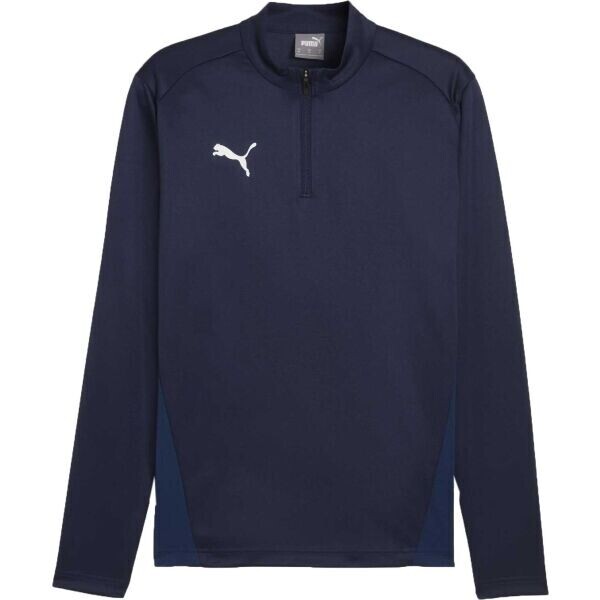 Puma TEAMGOAL TRAINING 1/4 ZIP TOP Pánské triko, tmavě modrá, velikost