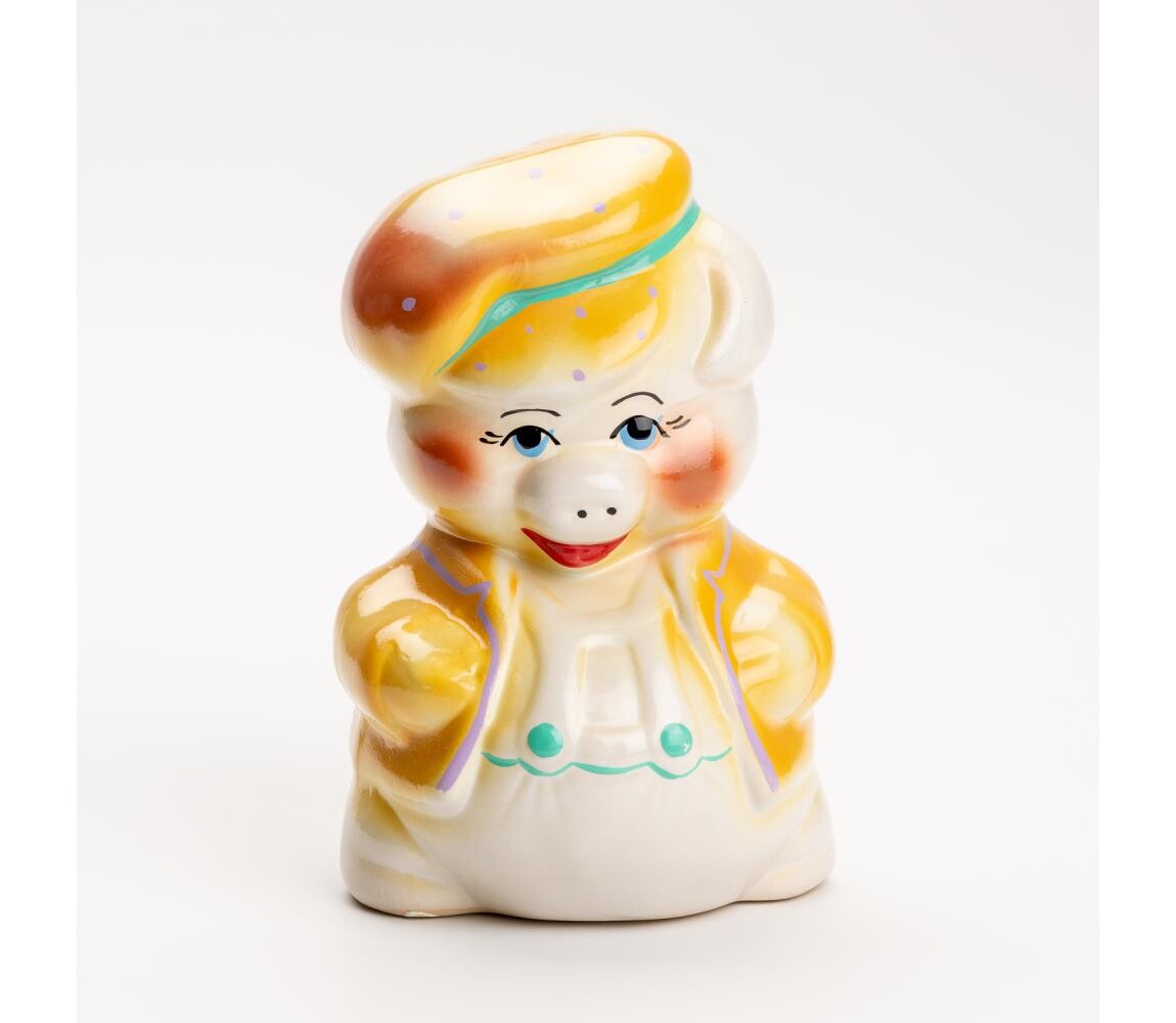 Pokladnička prasátko oranžová