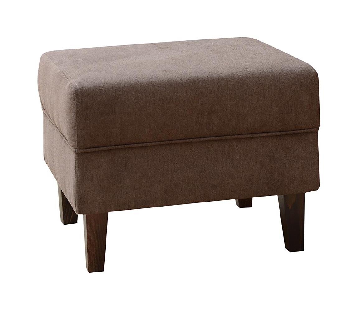 Taburet GALA 42x54 cm tmavě hnědá