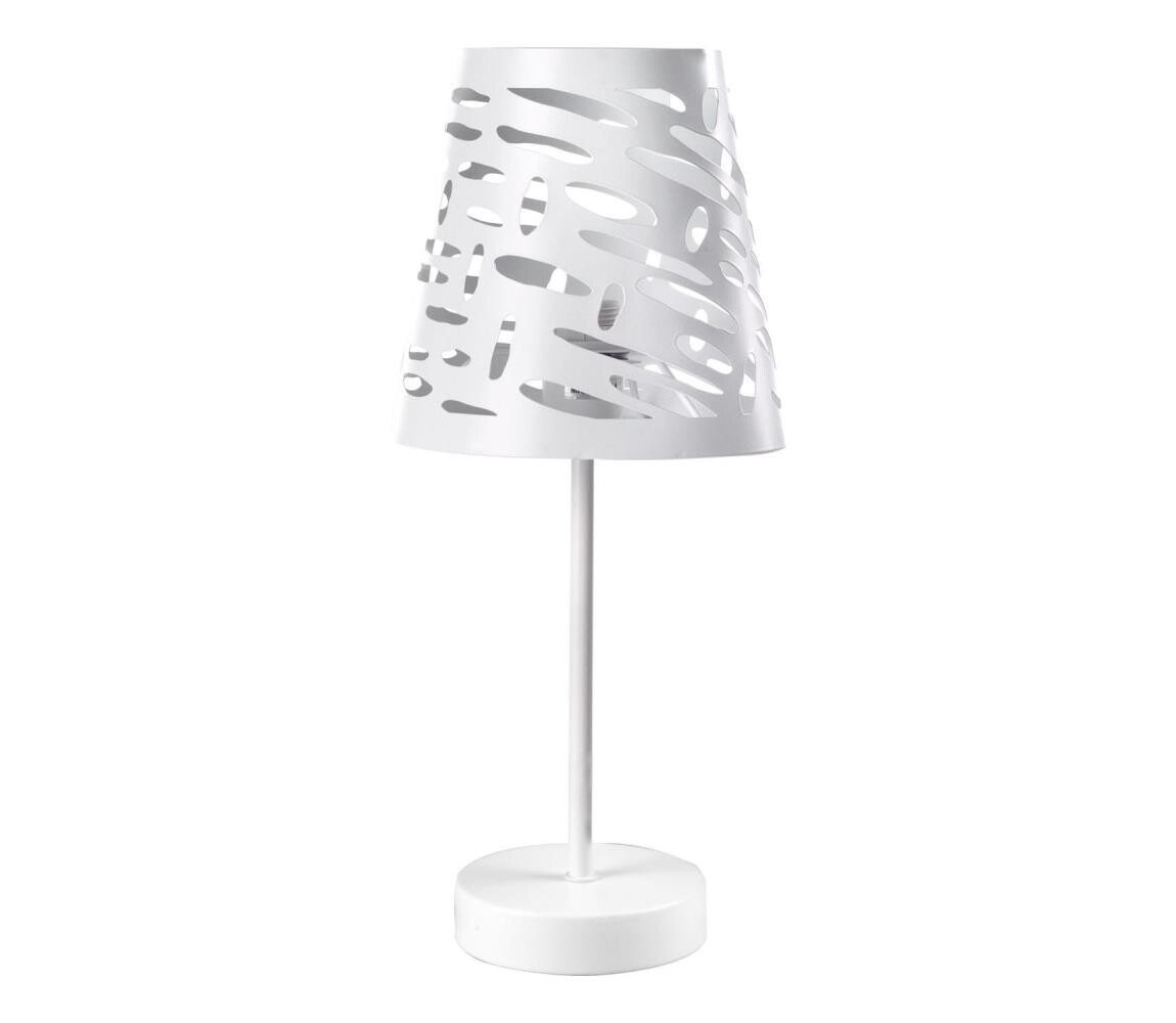 ONLI ONLI - Stolní lampa RICKY 1xE14/10W/230V 28 cm bílá
