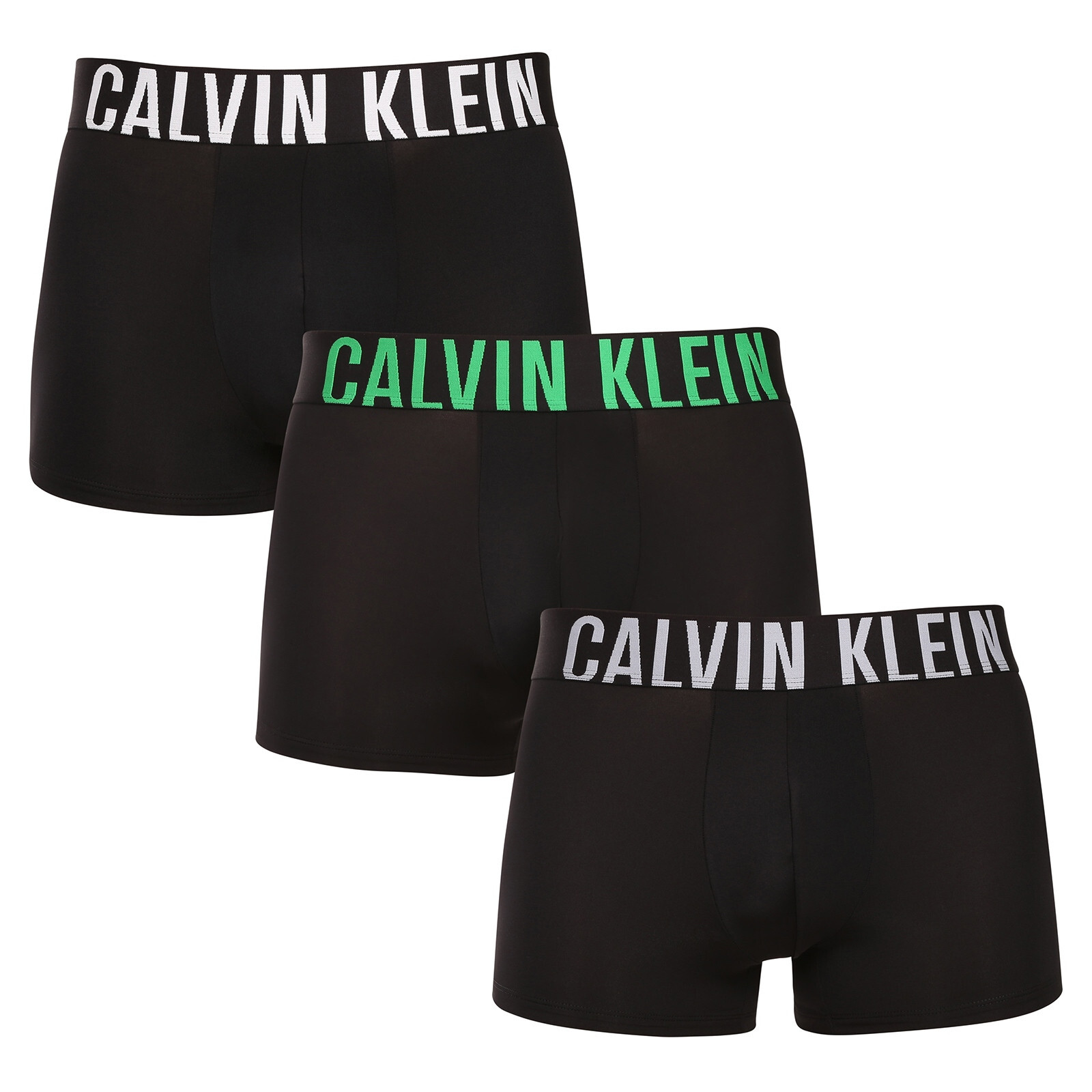3PACK pánské boxerky Calvin Klein černé (NB3775A-VPA) M, trenky / trenýrky