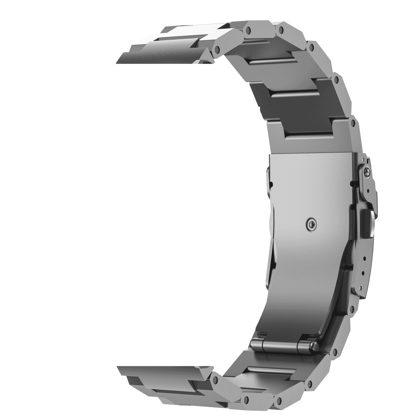 Řemínek ARMODD Titan GPS kovový stříbrný (22mm)