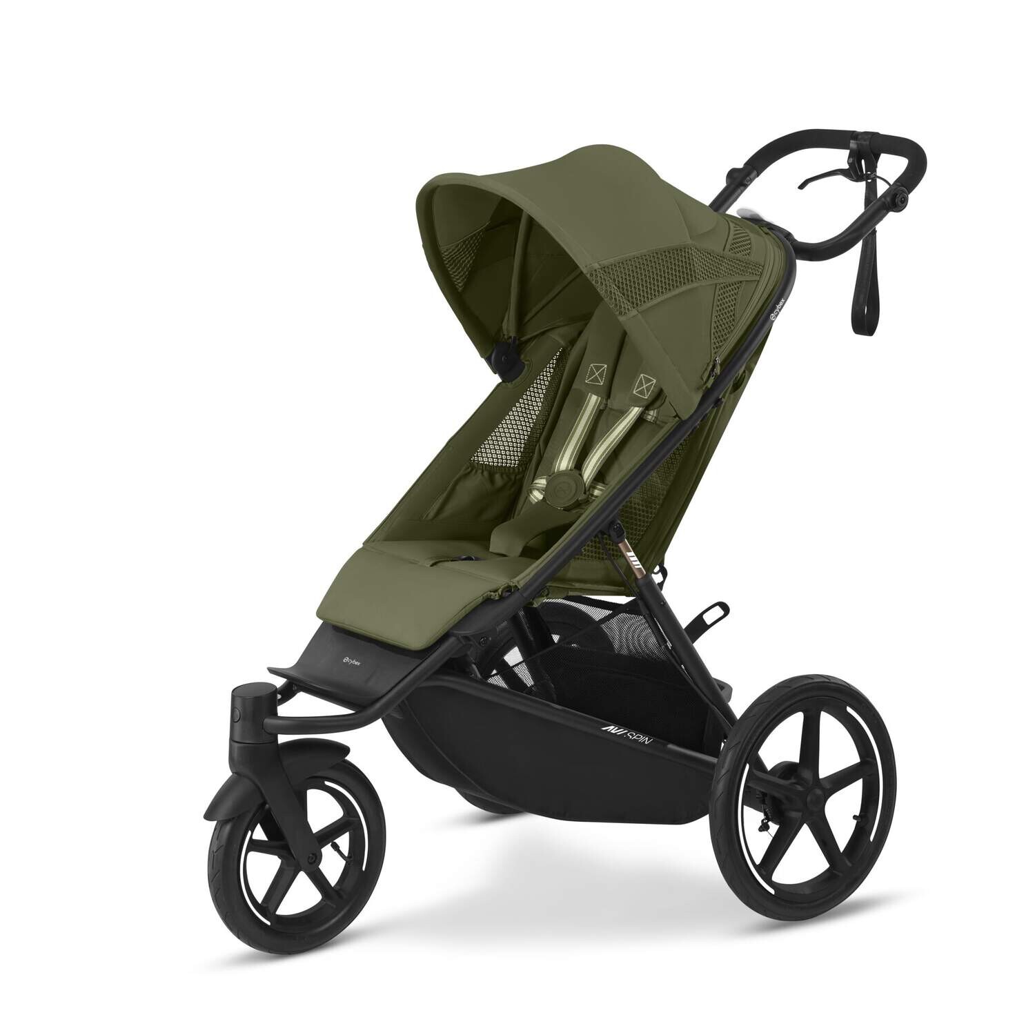 Cybex AVI SPIN BLACK Moss Green | khaki