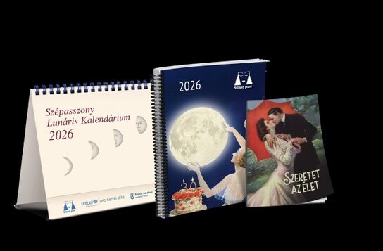 Lunárny kalendár Krásnej panej 2026 maď.