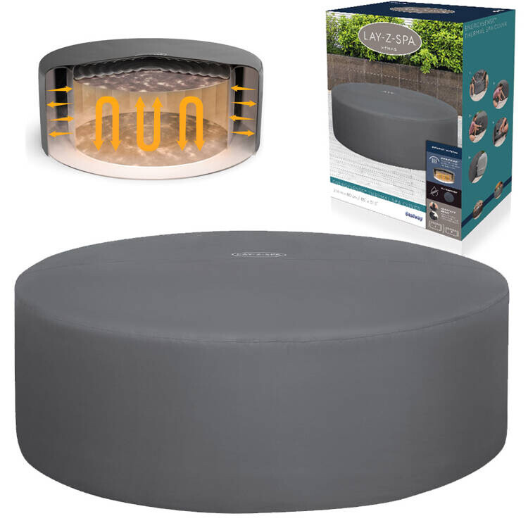 mamido Bestway ENERGYSENSE Termální kryt pro Lay-Z-Spa 216 cm 60326