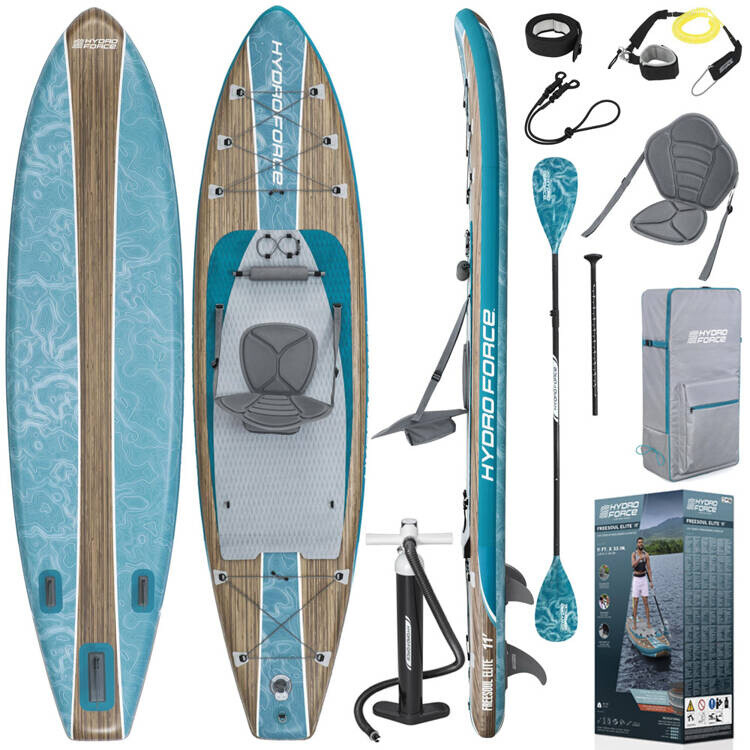 mamido Bestway Sada Paddleboard s opěradlem Hydro-Force 2v1 335cmx84cmx15cm 6532E