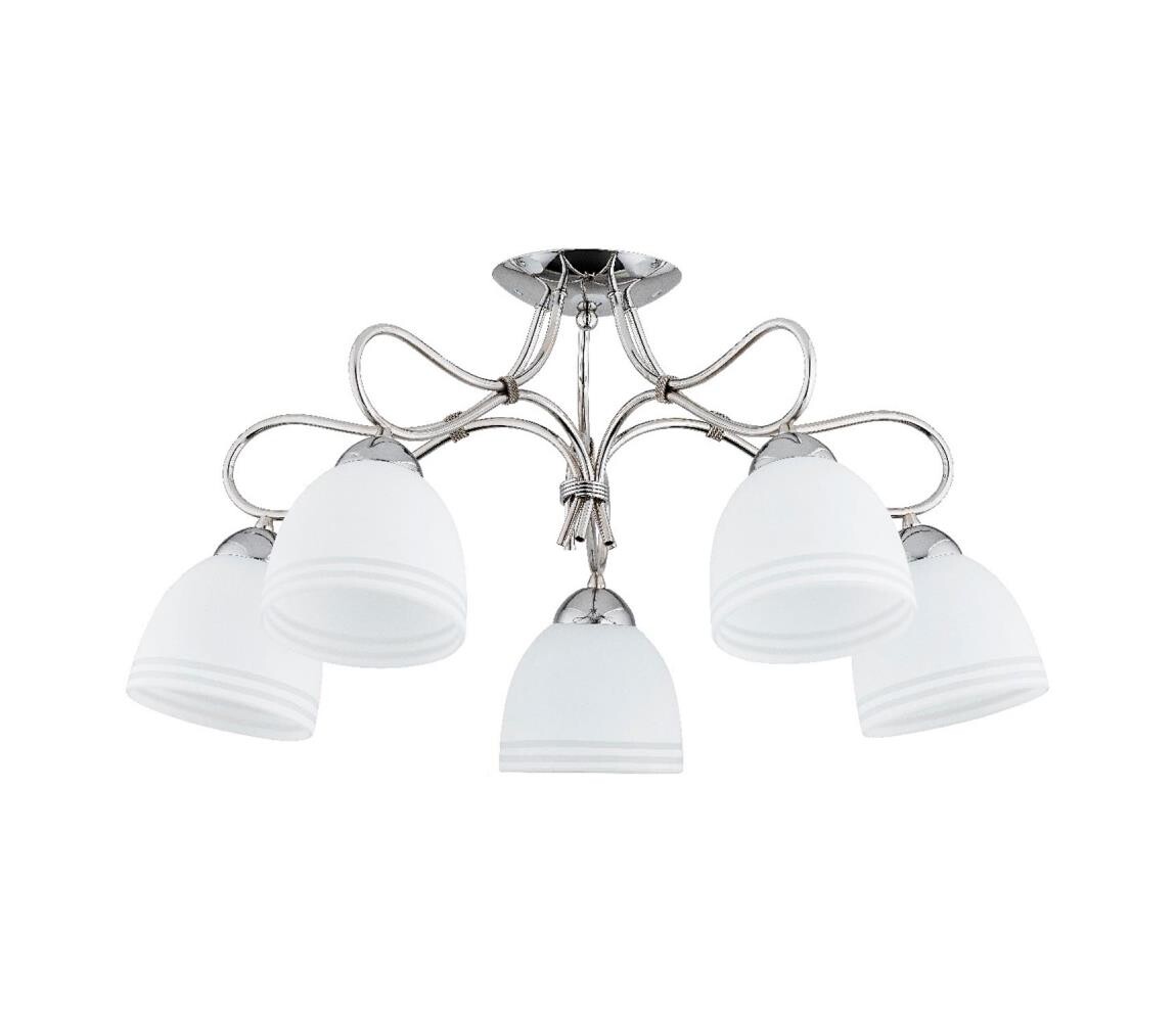 Přisazený lustr FILA 5xE27/15W/230V lesklý chrom