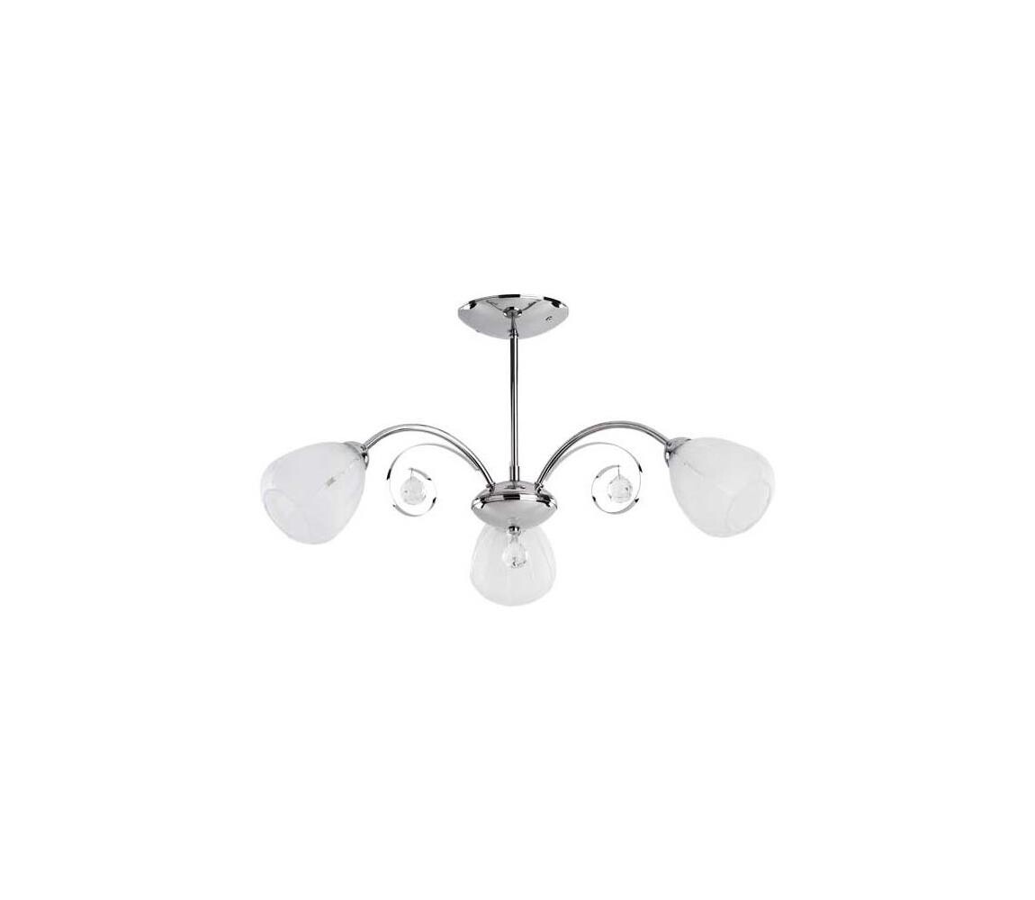 Přisazený lustr APOLLO 3xE14/10W/230V lesklý chrom
