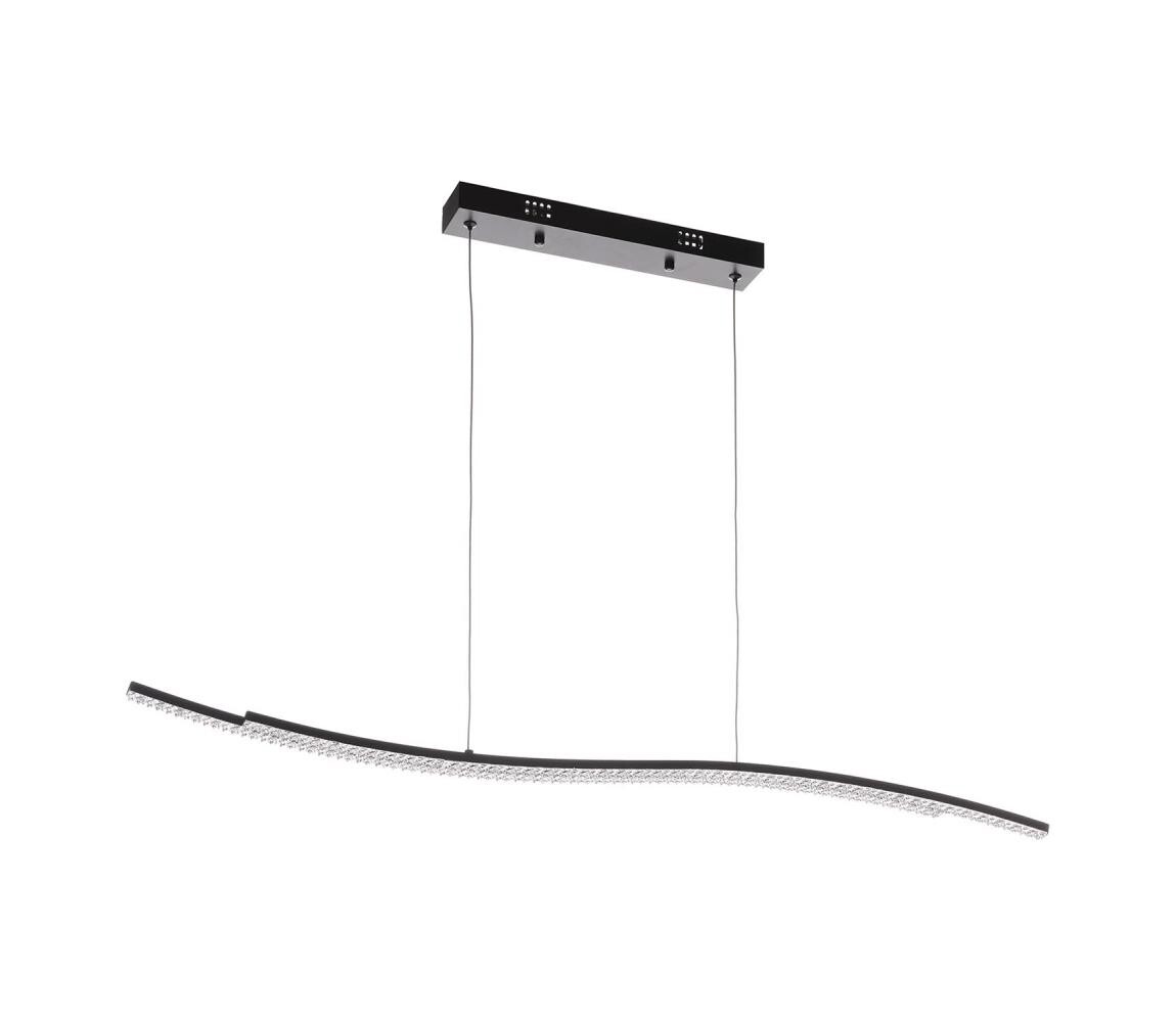 ONLI ONLI - LED Lustr na lanku ONDA LED/30W/230V 4000K černá