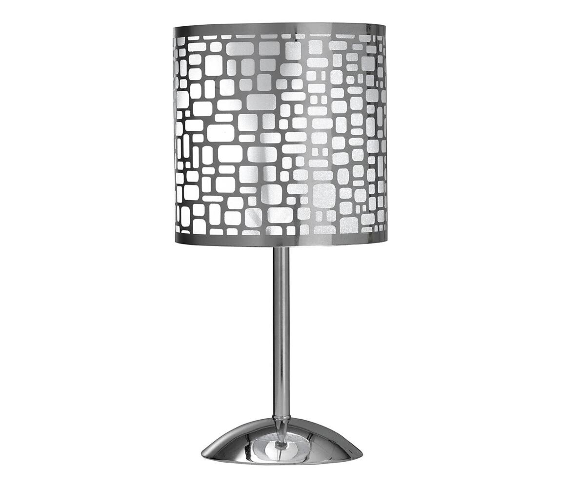 ONLI ONLI - Stolní lampa BRUCE 1xE27/15W/230V 40 cm matný chrom