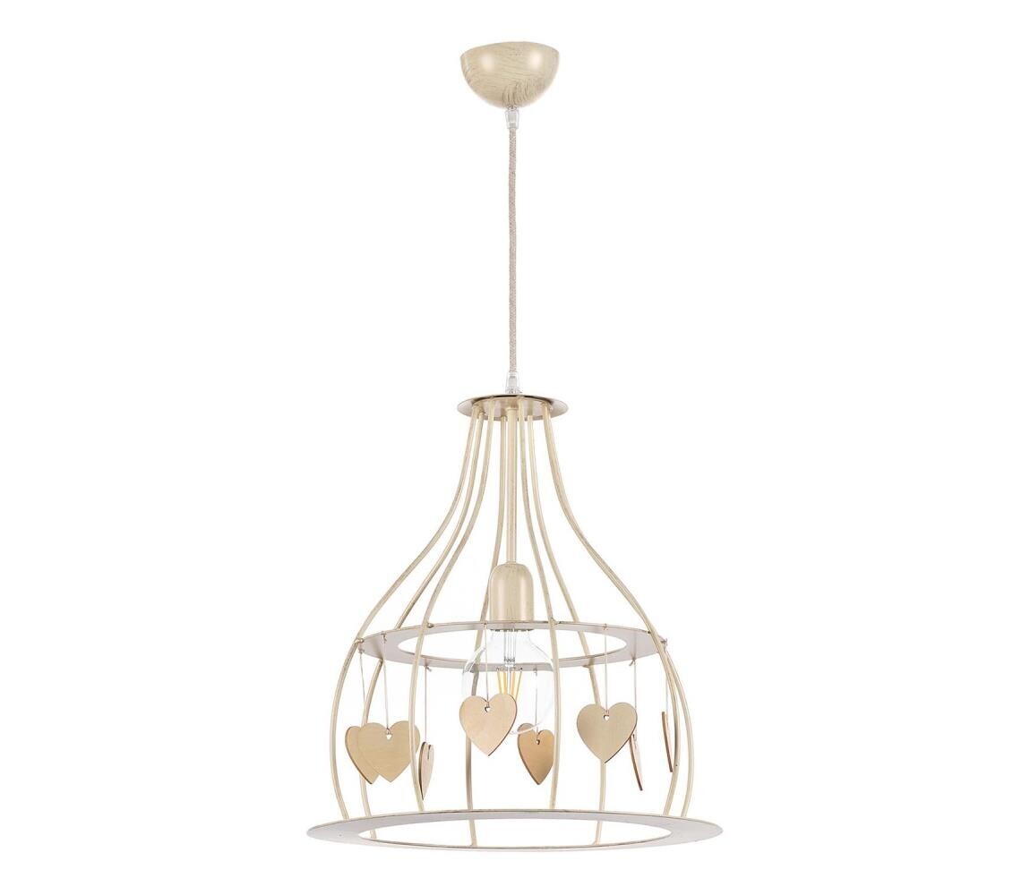 ONLI ONLI - Lustr na lanku LEONILDE 1xE27/15W/230V béžová