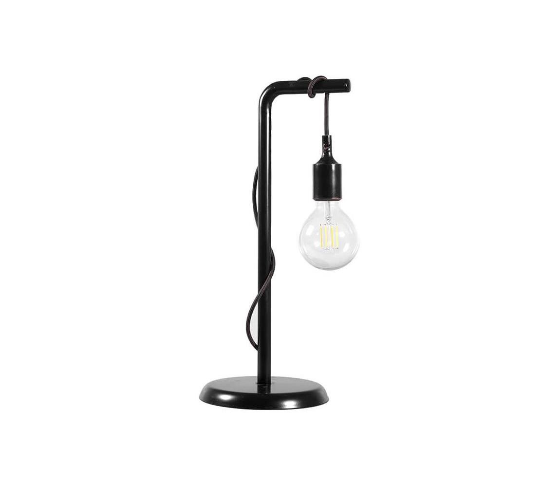 ONLI ONLI - Stolní lampa WIRE 1xE27/15W/230V 48 cm černá