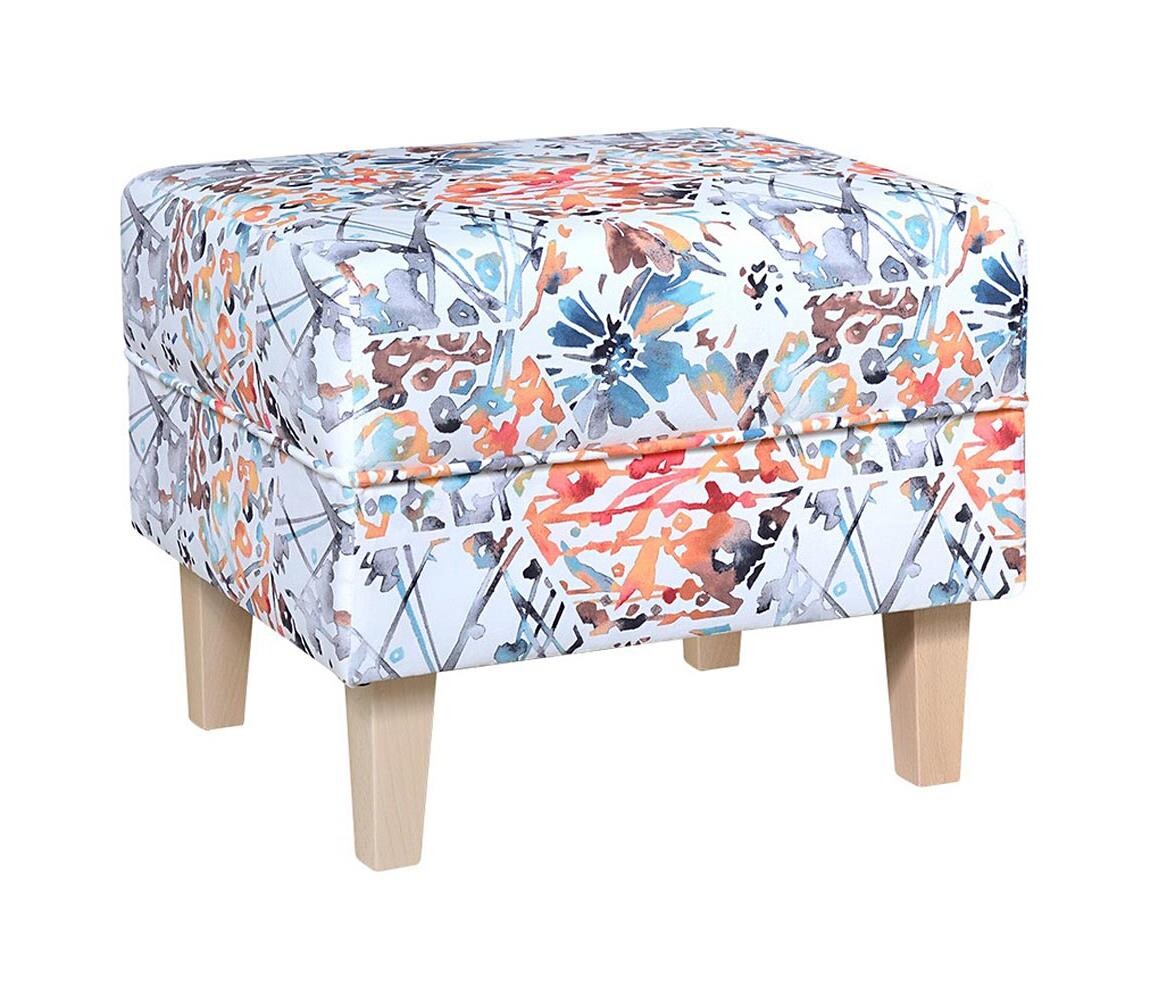 Taburet GALA 42x54 cm pestrobarevná