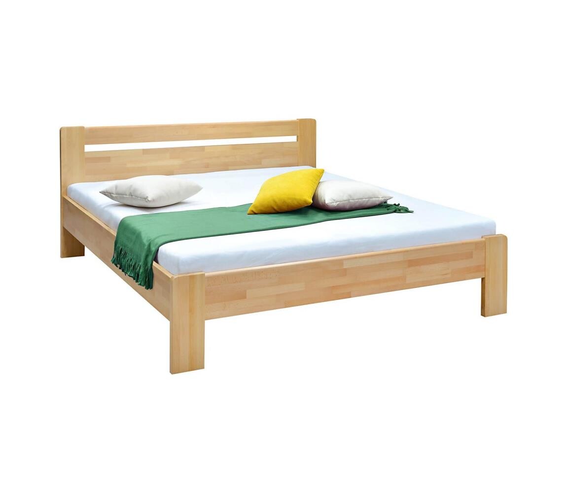Dvojlůžková postel z masivu AMARA 180x200 cm buk