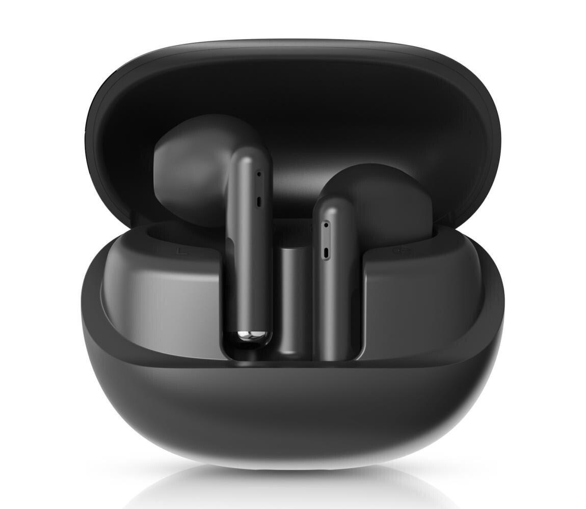 Niceboy Niceboy Beans 4 - Bezdrátová sluchátka 300 mAh + 2x 35 mAh IPX4 černá