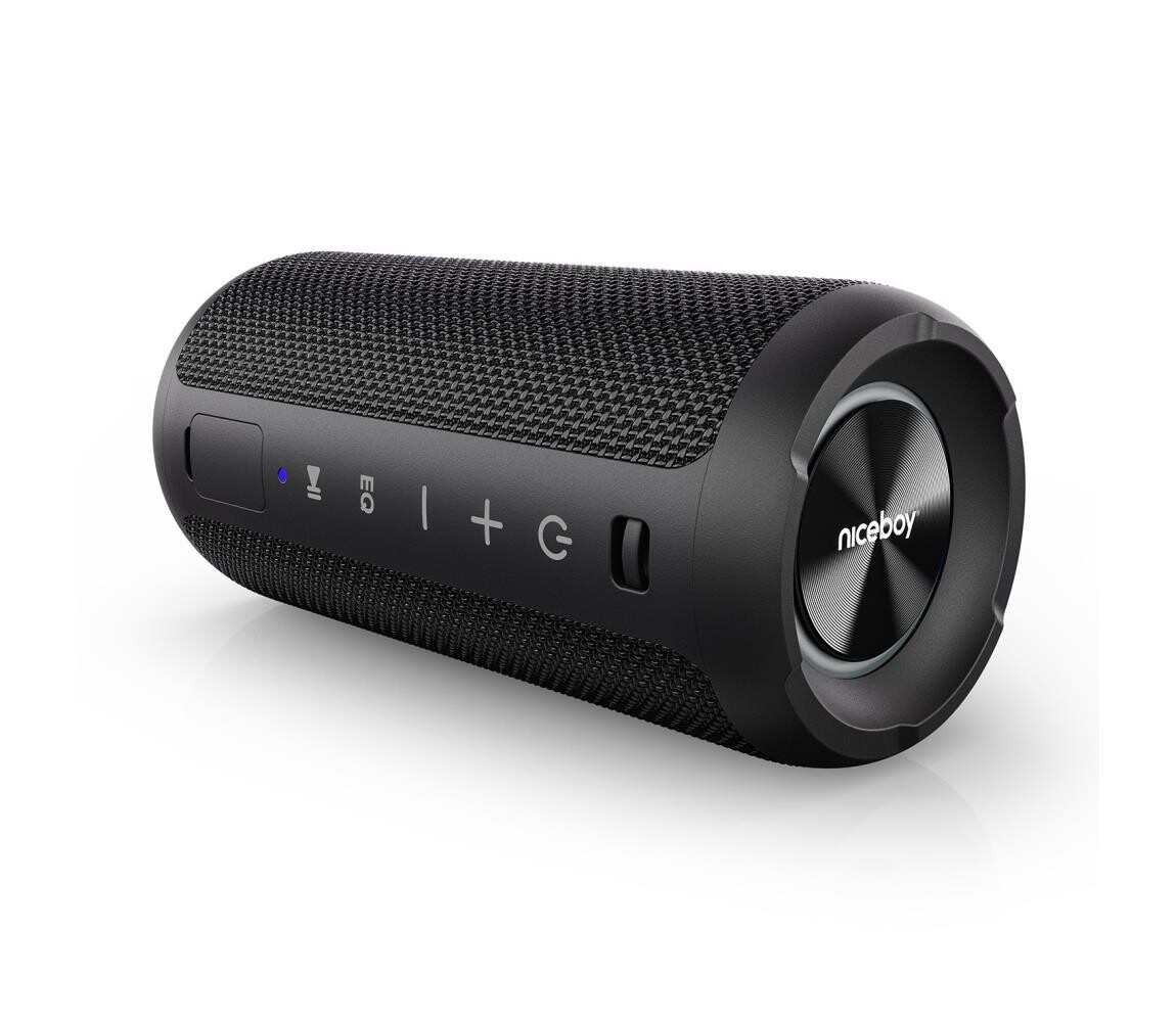 Niceboy Niceboy Orion - LED Bezdrátový reproduktor s mikrofonem 24W/2200 mAh IPX7 černá