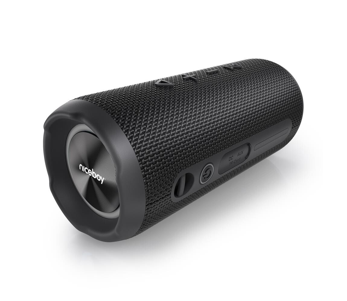 Niceboy Niceboy Nexus - LED Bezdrátový reproduktor s mikrofonem 26W/4000 mAh IPX6 černá