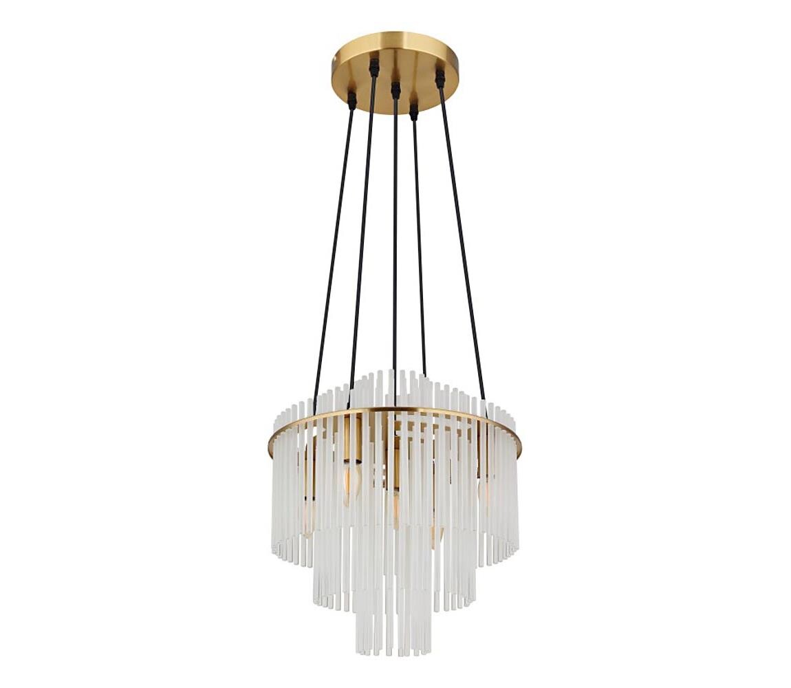 Globo Globo 15698H2M - Lustr na lanku GORLEY 5xE14/40W/230V zlatá