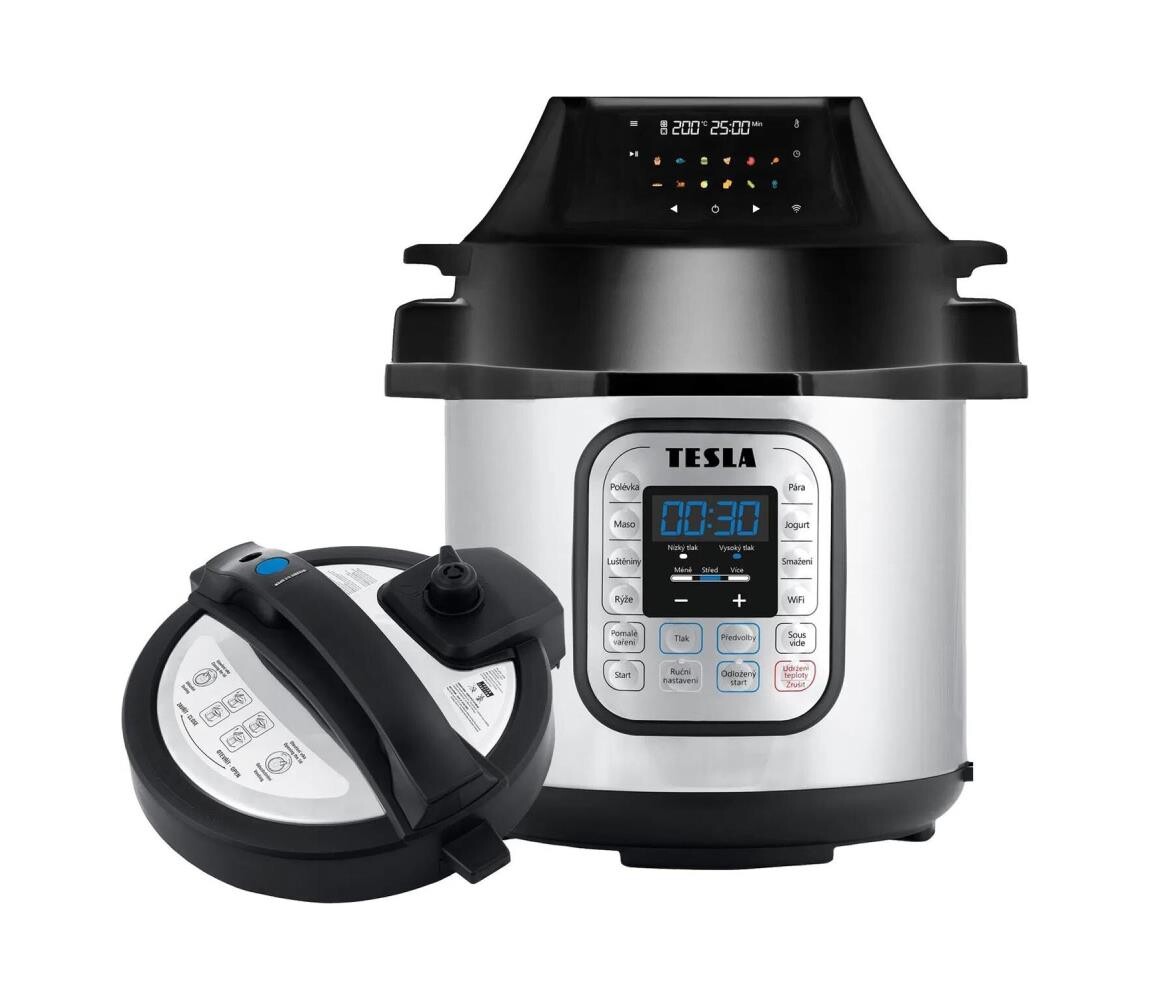 TESLA Electronics TESLA Electronics EliteCook - El. tlak. hrnec a hork. frit. 6 l 1500W/230V Wi-Fi