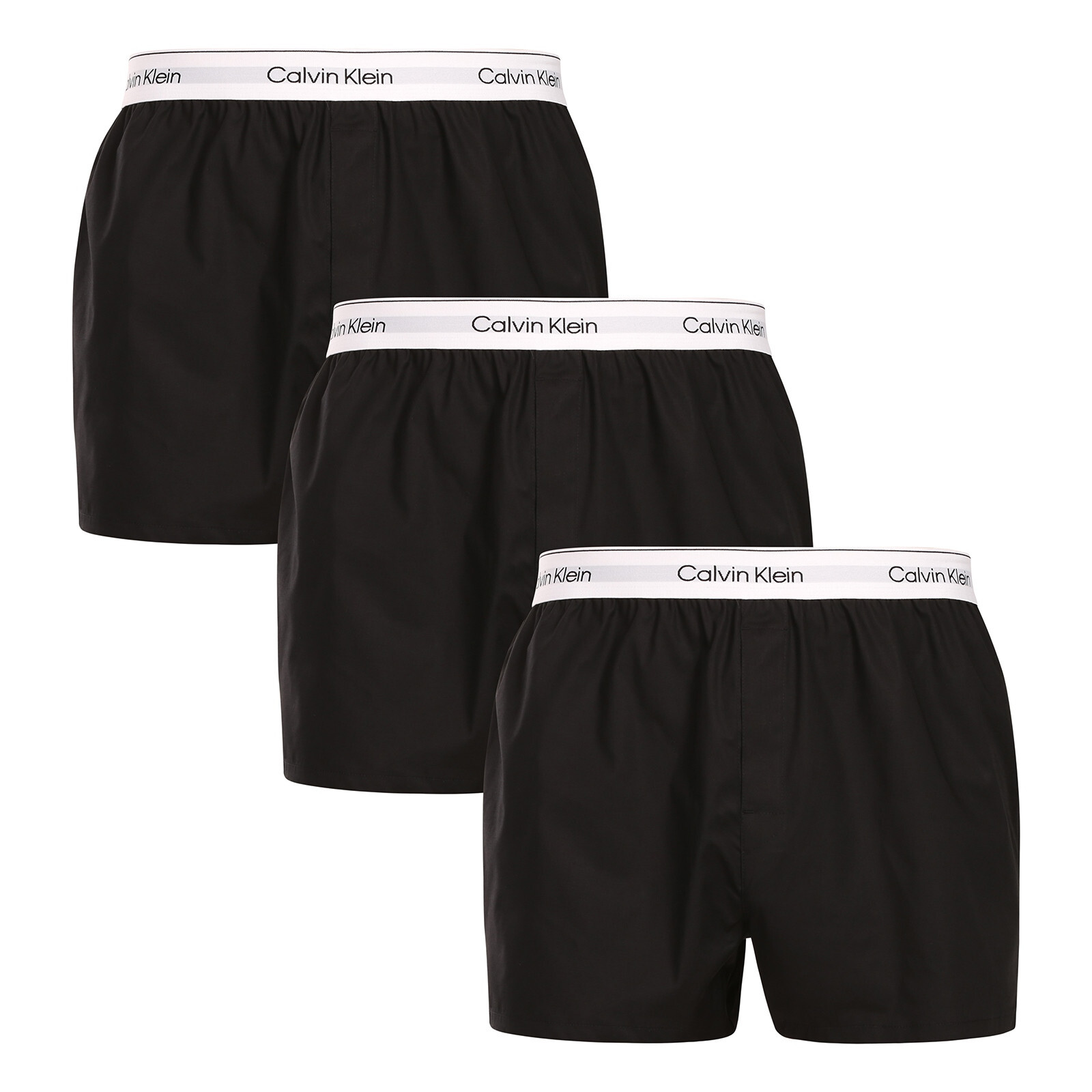 3PACK pánské trenky Calvin Klein černé (NB4267-UB1) L, trenýrky