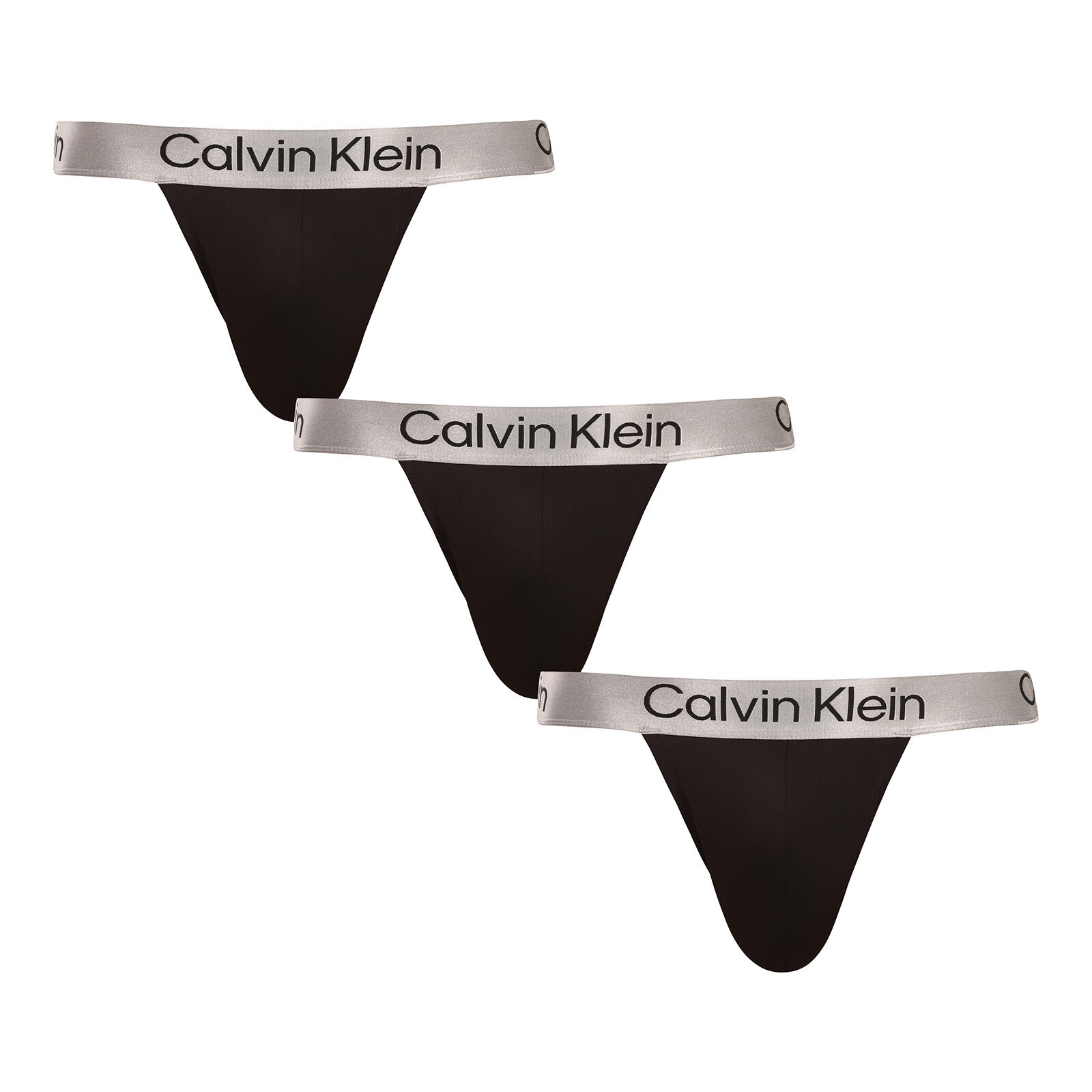 3PACK pánské jocksy Calvin Klein černé (NB4121-UB1) M