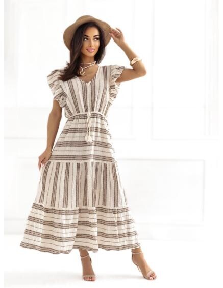 Šaty DLR211 - hnědé