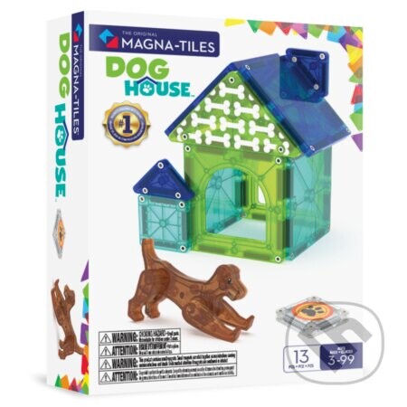 Magnetická stavebnica Dog House 13 dielov - Magna-Tiles