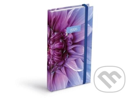 Diář 2026 D802 Lamino 1 s gumkou 90x170mm - MFP