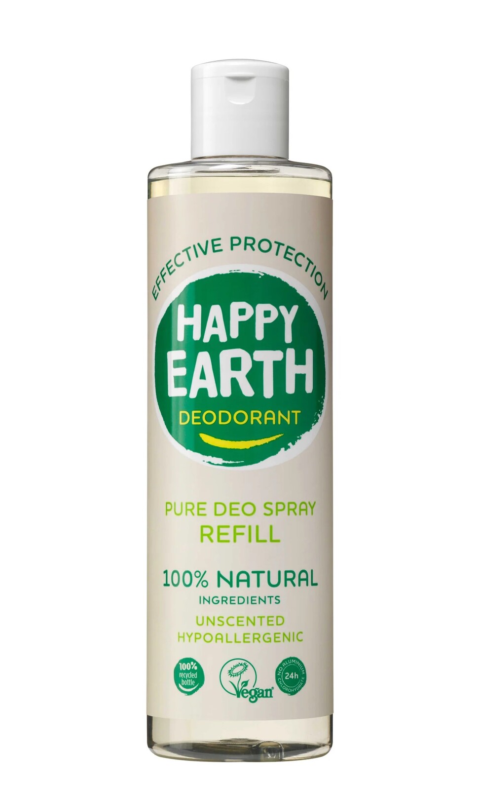 Happy Earth - Deodorant neparfemovaný, náhradní náplň, 300 ml