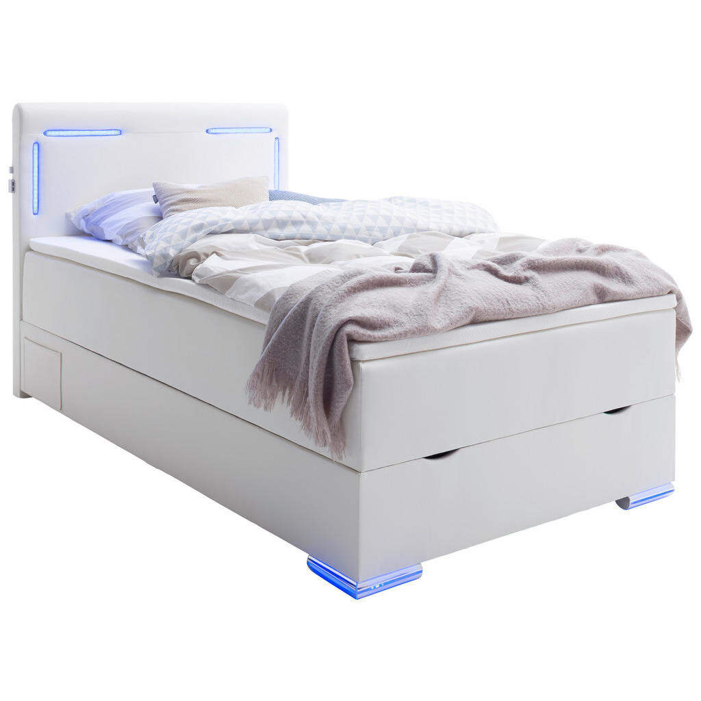 Xora POSTEL BOXSPRING, 120/200 cm, bílá