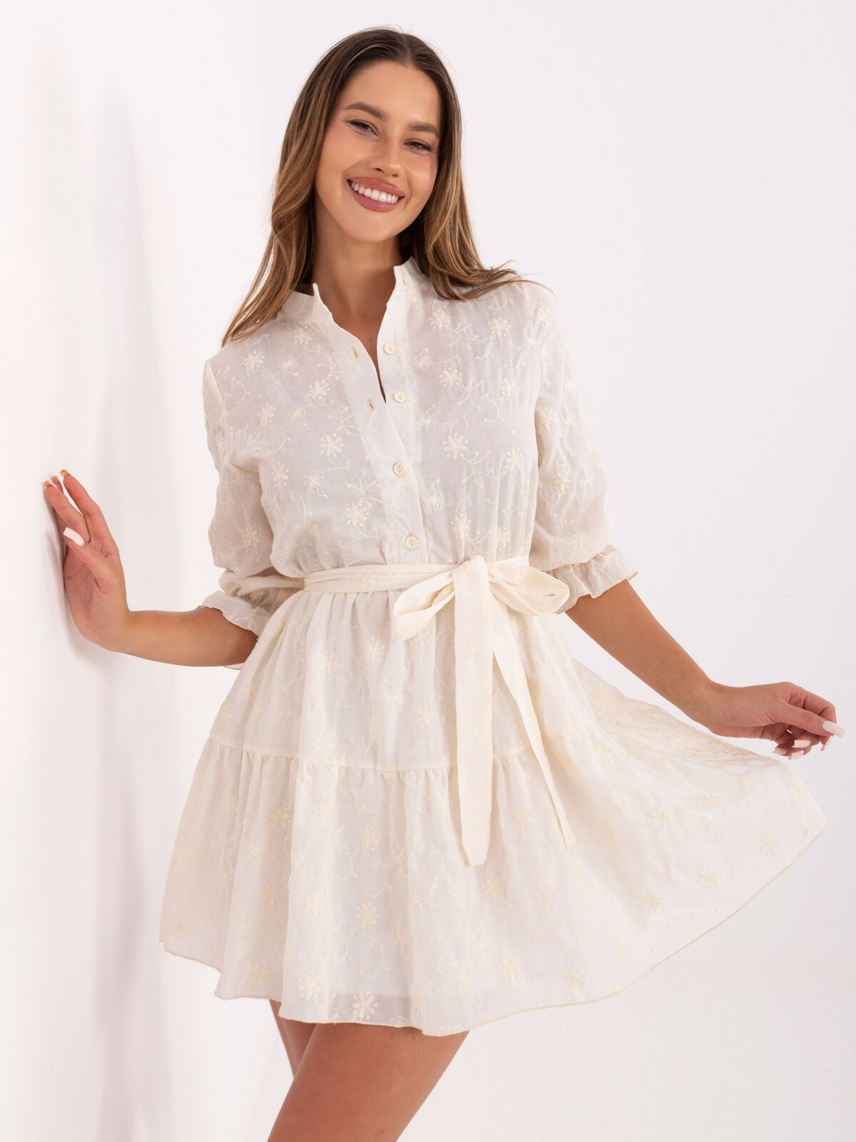 Dress-LK-SK-510085.06-light beige