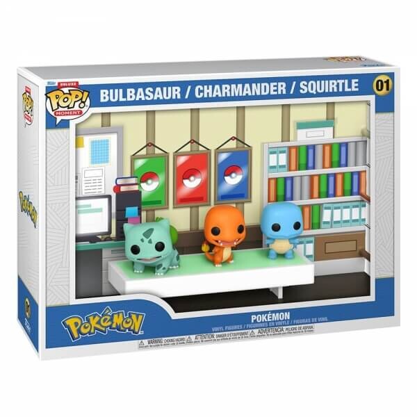 Pokémon POP! figurky Bulbasaur, Charmander, Squirtle deluxe - 9 cm