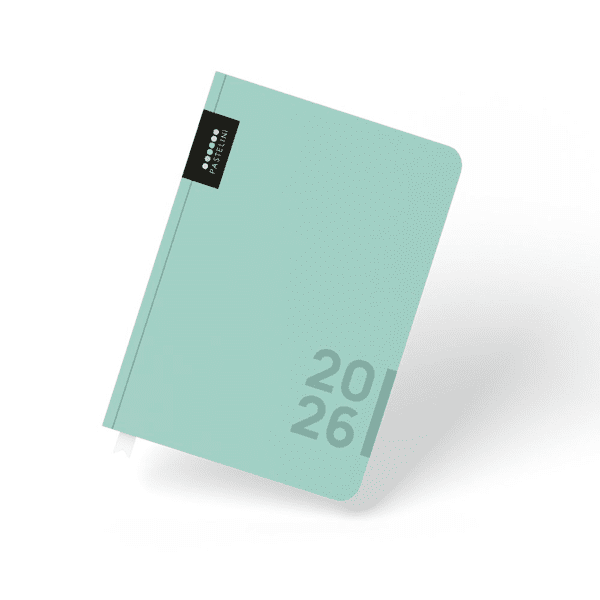 Diář Oxybag A5 denní 2026 - PASTELINI zelená